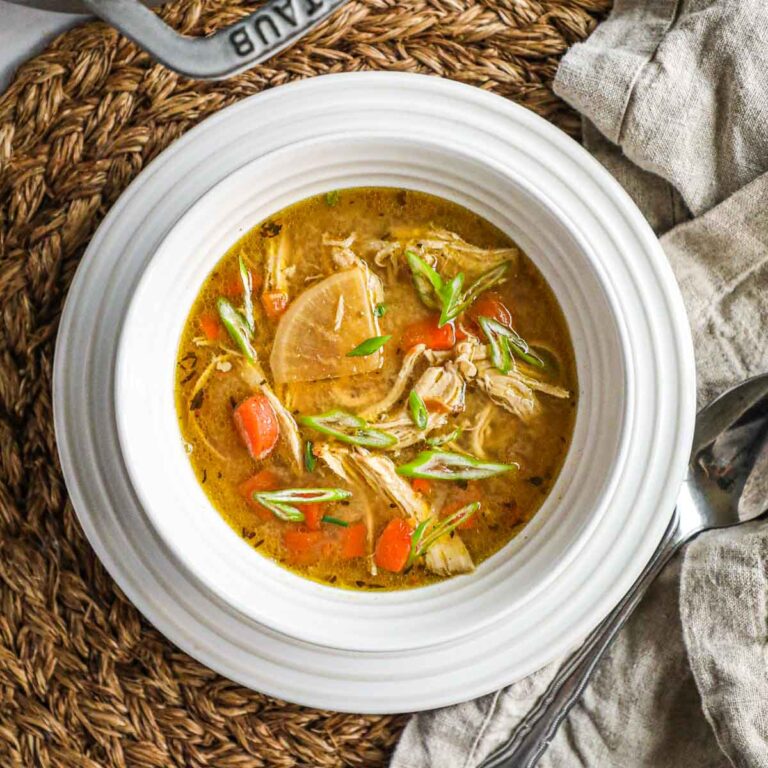 Easy Chicken Miso Soup Happy Gut Lucky